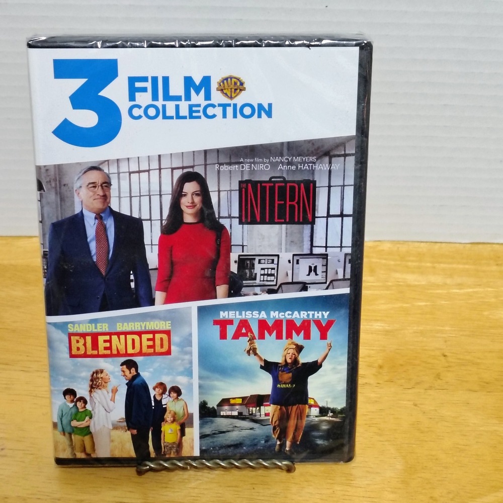 3 Film Collection The Intern Blended Tammy DVD New Sealed widescreen pg-13